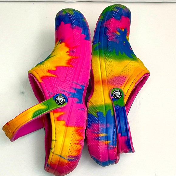 Crocs Sandals Unisex Tye and Die multicolor US M 10 W12 - Picture 7 of 12